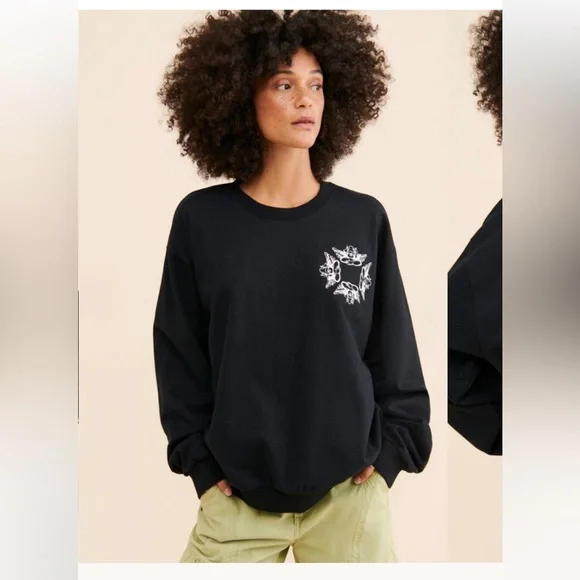 Boys Lie Don’t Say It Darling Crew Neck Sweatshirt size Small/Medium - Picture 3 of 4